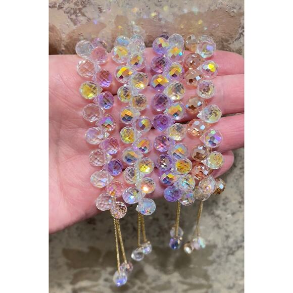 Pink Swarovski Beaded Bracelet - Picture 6 of 8